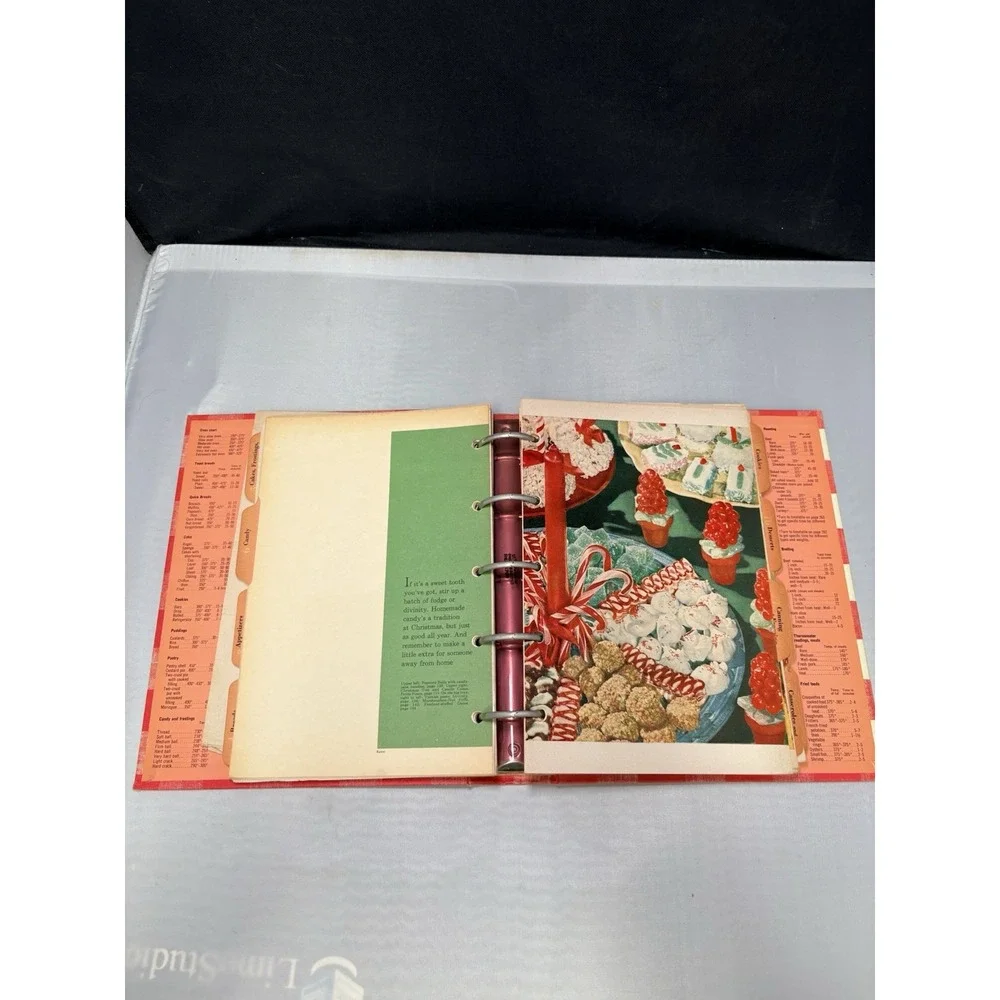 Vintage Better Homes and Gardens New Cook Book 1962 Revised Edition Ring Binder